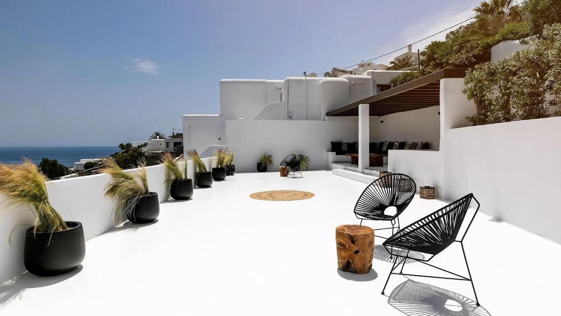 Phenomenal Mykonos Villa 6 Bedrooms Villa Paradise View Panoramic Sea Views Private Infinity Pool Psarou Beach Psarrou