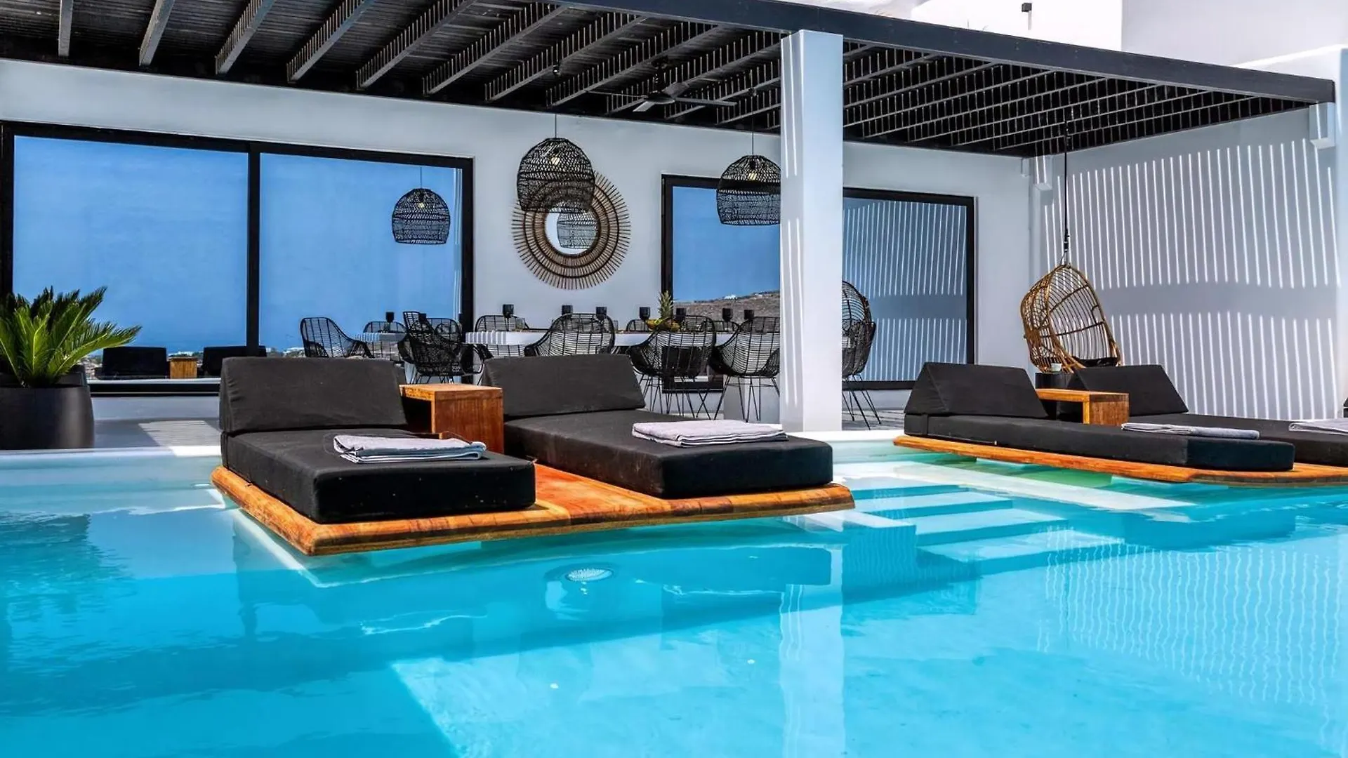 Phenomenal Mykonos Villa 6 Bedrooms Villa Paradise View Panoramic Sea Views Private Infinity Pool Psarou Beach 0*, Psarrou