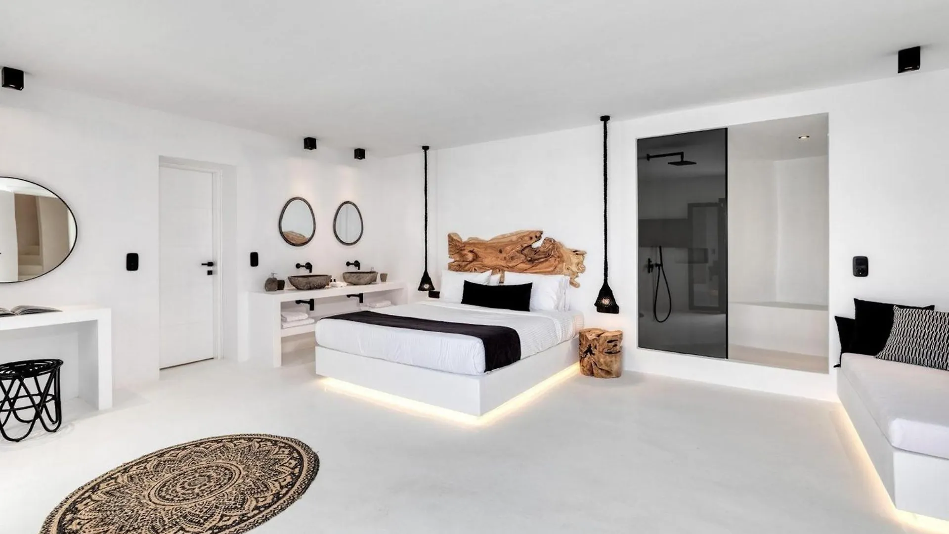 Phenomenal Mykonos Villa 6 Bedrooms Villa Paradise View Panoramic Sea Views Private Infinity Pool Psarou Beach 0*, Psarrou Grækenland