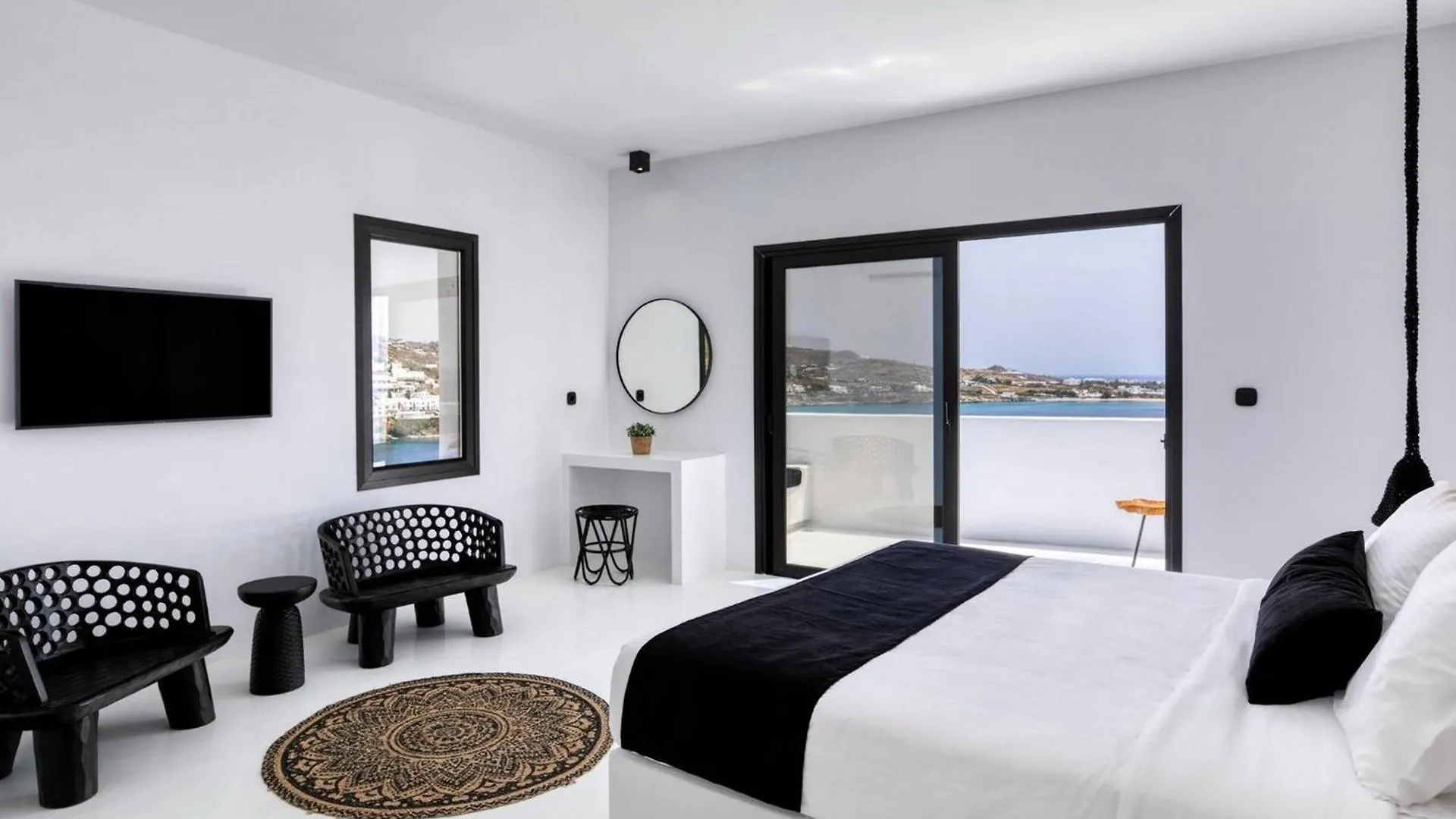 Phenomenal Mykonos Villa 6 Bedrooms Villa Paradise View Panoramic Sea Views Private Infinity Pool Psarou Beach Psarrou